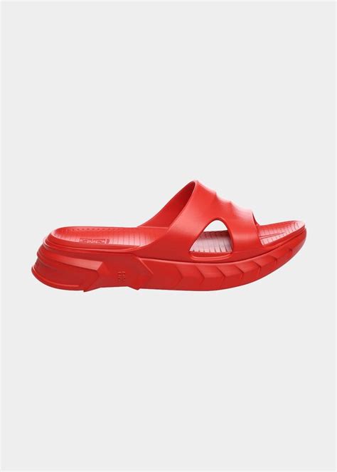 red white givenchy slides|Givenchy marshmallow slide.